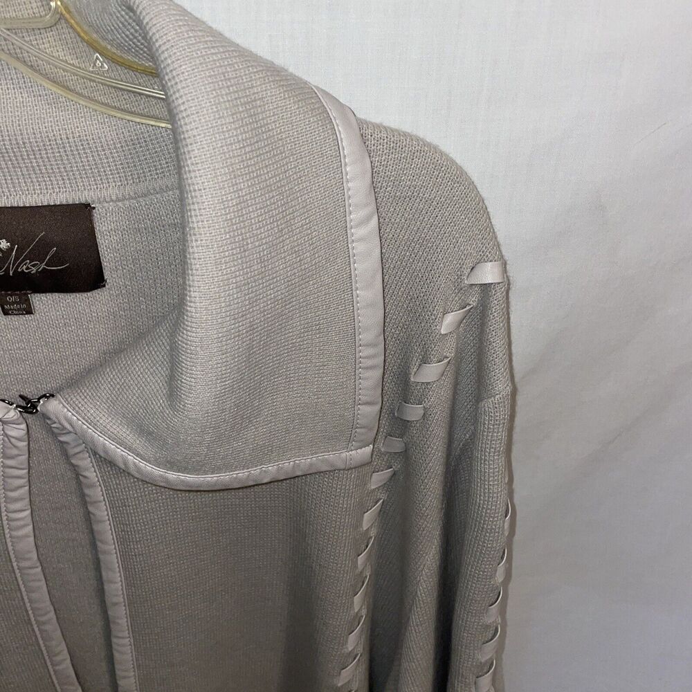 Patricia Nash Women’s Open Cardigan Size XL Beige Going Out Party Business - Picture 4 of 12